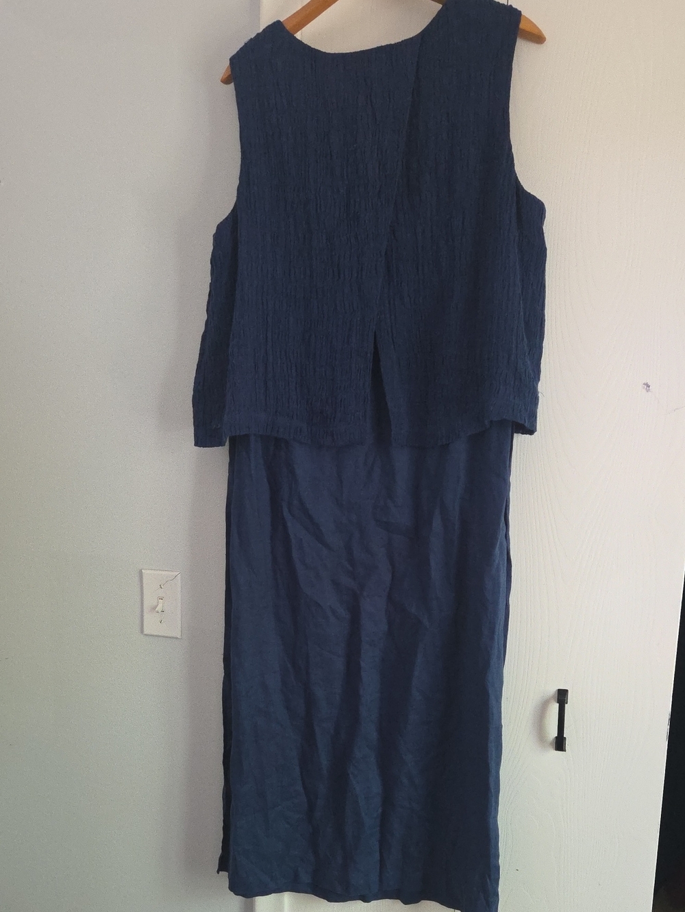 J. Jill Blue Linen Dress 2X - Picture 8 of 8